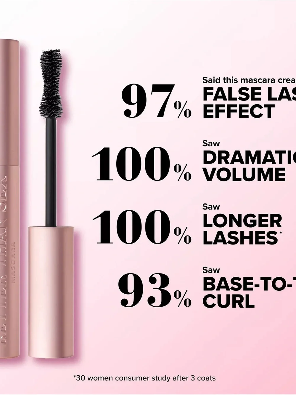 NWT Too Faced Better Than Sex Volumizing & Lengthening Mascara Black | FULL SIZE